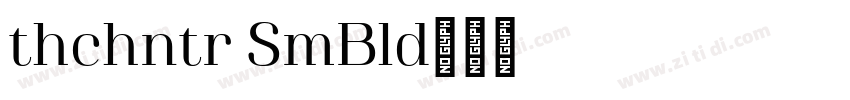 Athachantr SemiBold字体转换